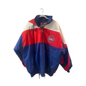 Vintage 90's Nutmeg NBA Detroit Pistons Puffer Jacket Size XL
